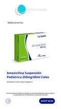 AMOXICILINA LA SANTE 500MG X 6 CAPS