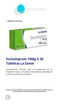 ESCITALOPRAM 10MG X 30 COMP. (E)