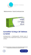 CARVEDILOL 12,5MG 30 TAB