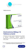 CLARITROMICINA 500 MG X 10 COMP.