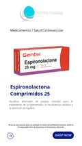 ESPIRONOLACTONA 25MG GNF