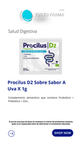 PROCILUS D2 UVAS X 1 SOBRE