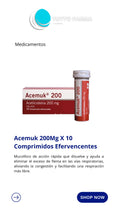 ACEMUK 200MG COMPRIMIDOS EFERVESCENTES X10 MEYER (E)