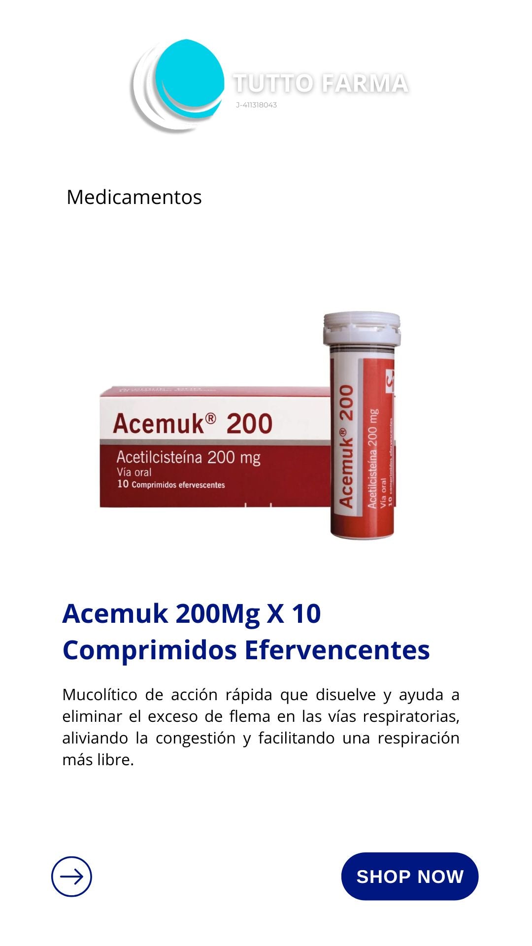 ACEMUK 200MG COMPRIMIDOS EFERVESCENTES X10 MEYER (E)