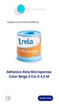 ADHESIVO RELA CINTA MICROPOROSA 5CM X 4,5CM