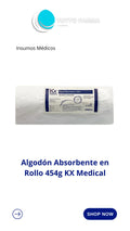 ALGODÓN ABSORBENTE KX X 454 g