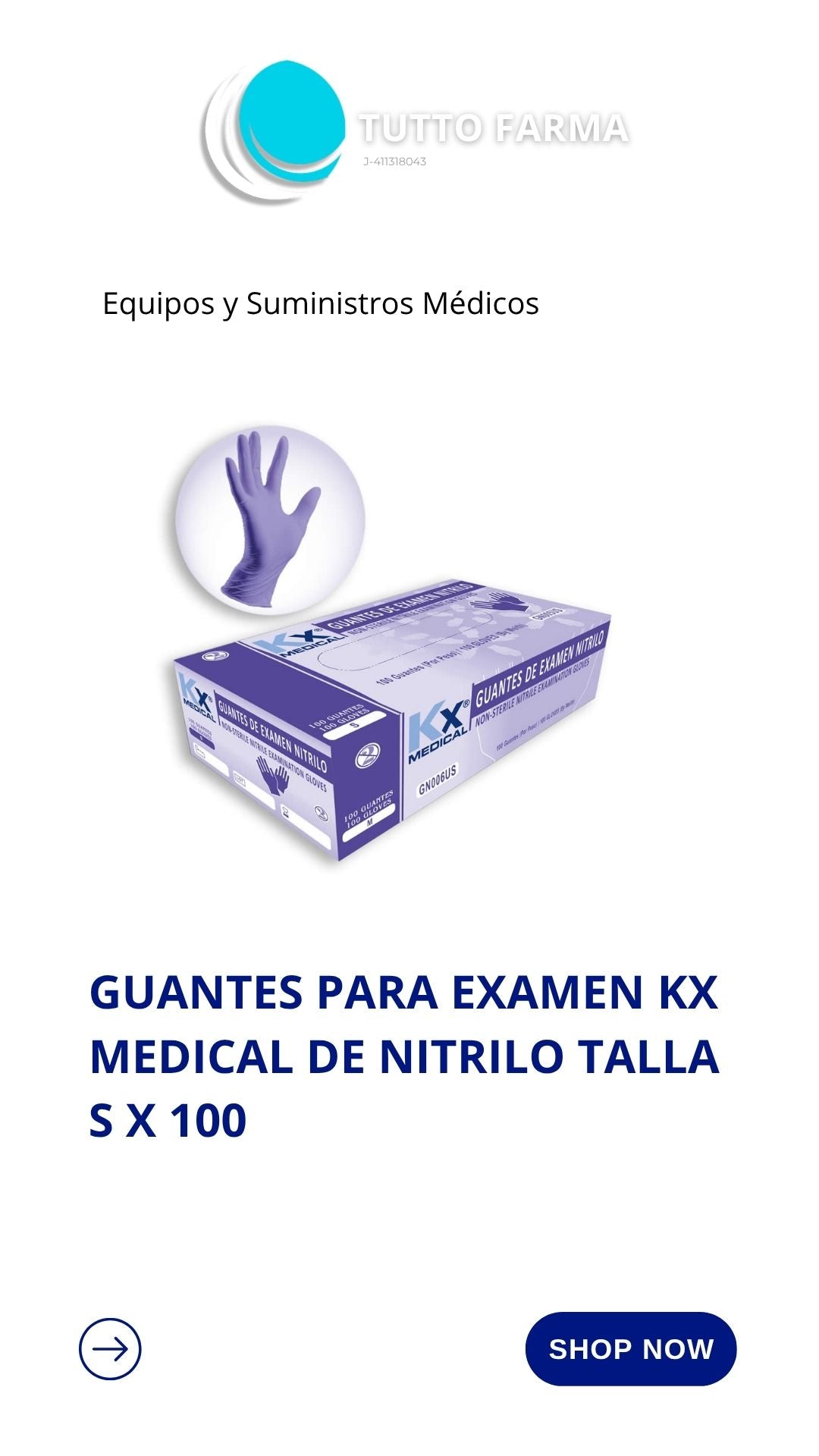 GUANTES DE NITRILO S KX