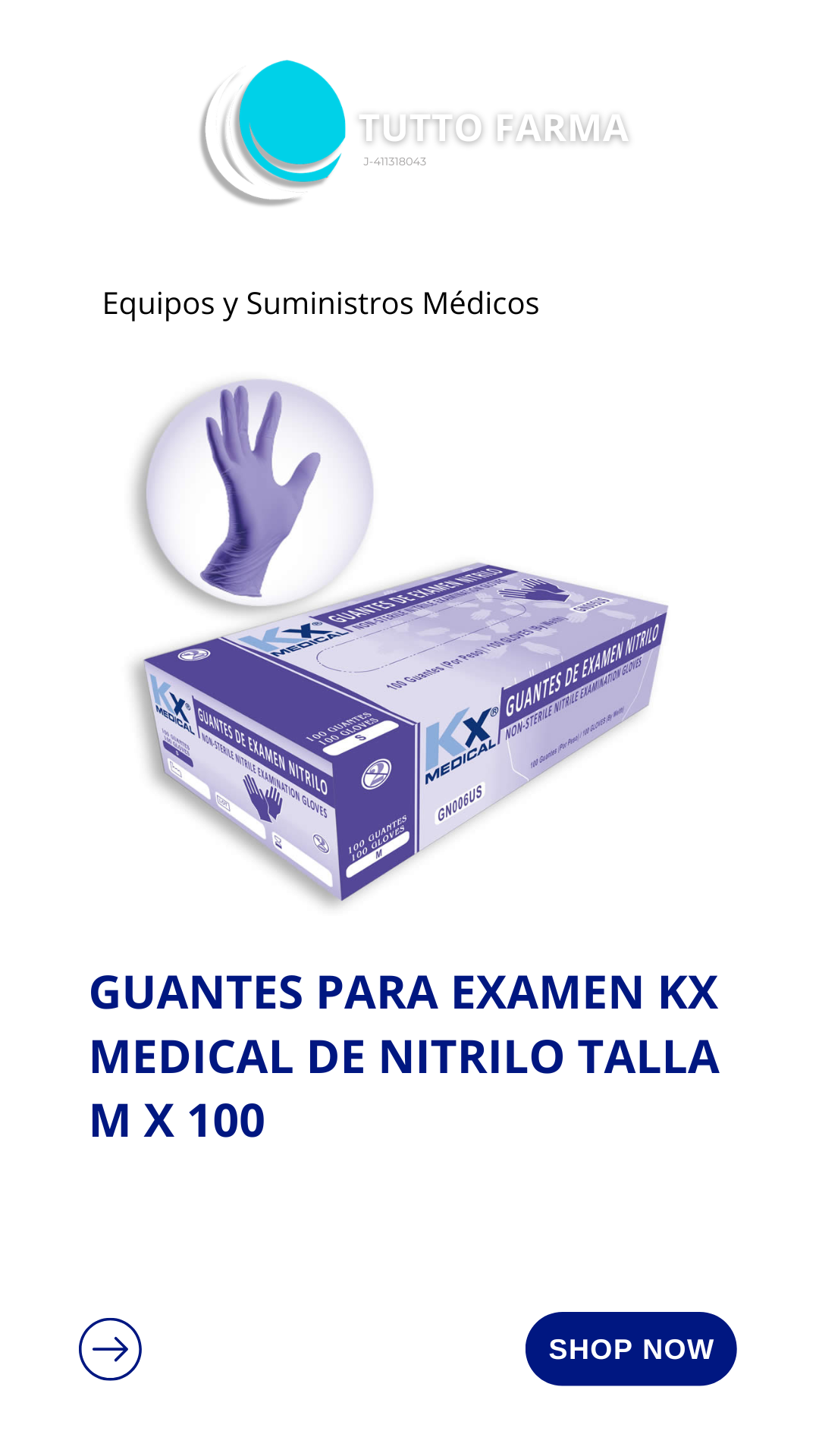GUANTES NITRILO M KX X100