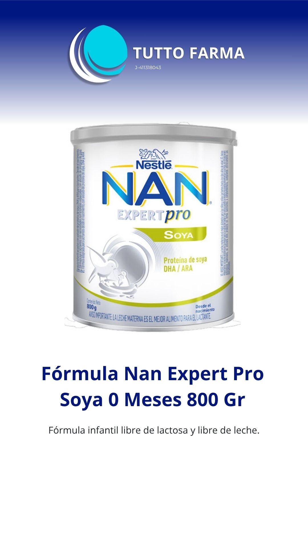 NAN EXPERT PRO SOJA 800GR(E)