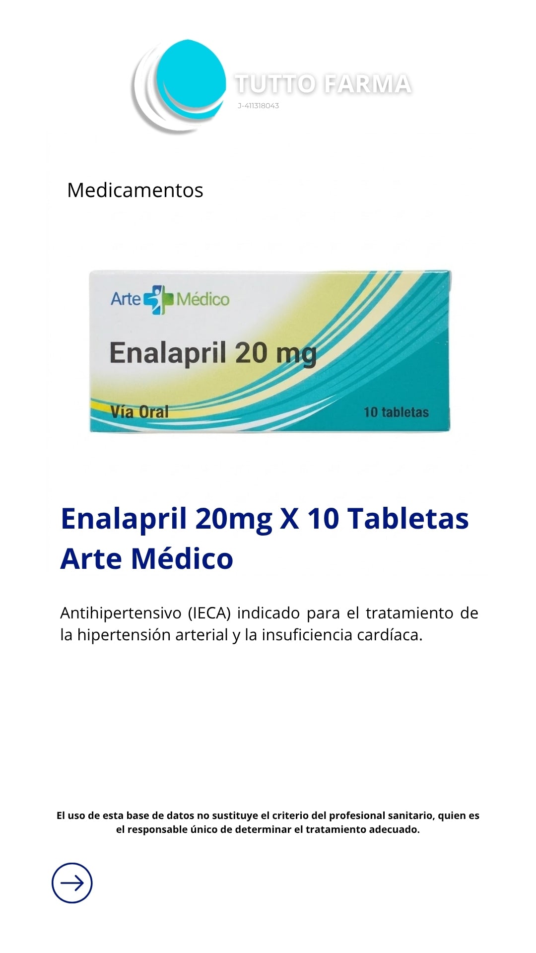 ENAPRIL 20MG X 10 TBL