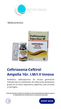 CEFTIROL AMP 1 GR X 1 (CEFTRIAXONE)