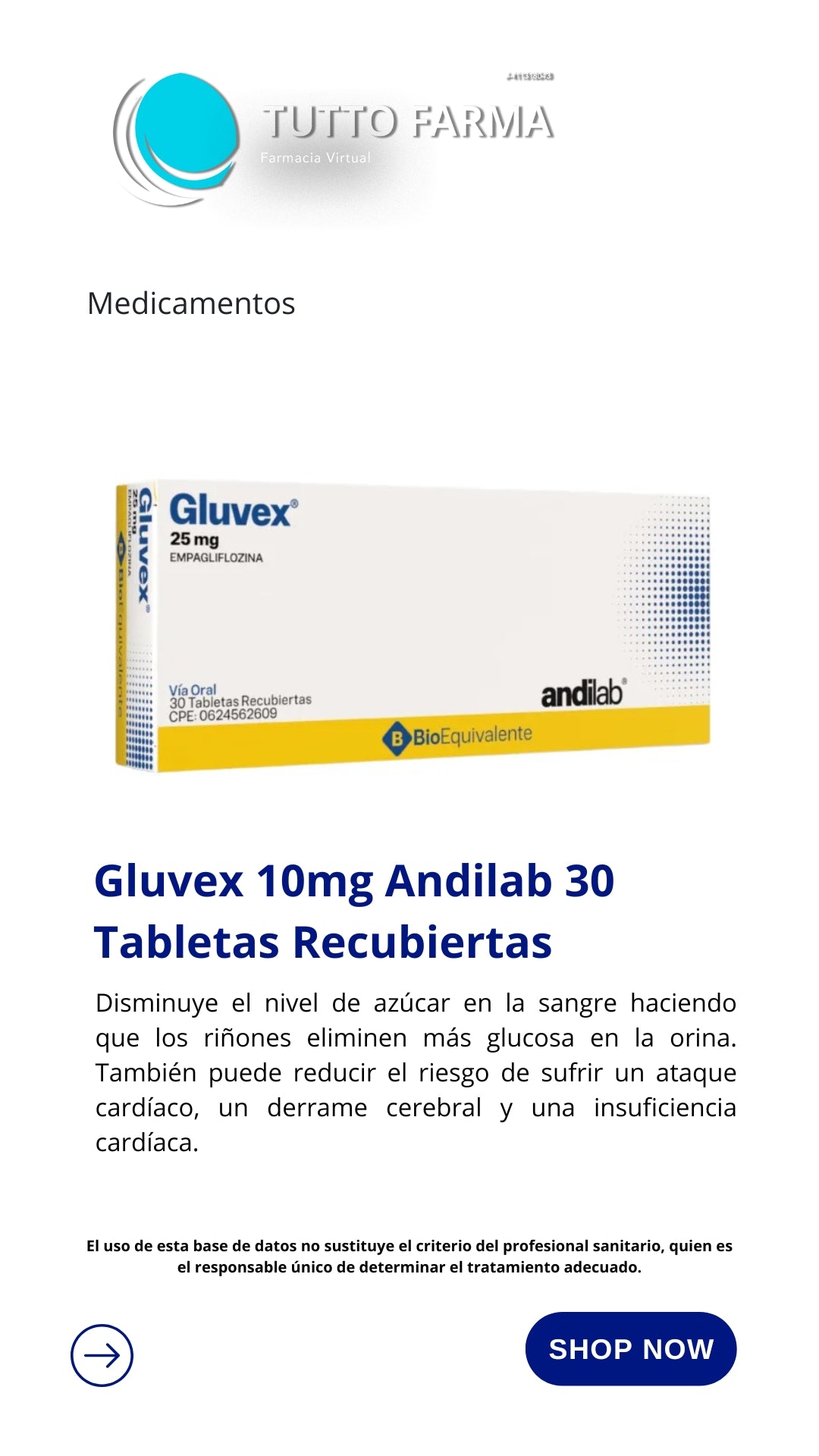 EMPAGLIFLOZINA 30TA 10MG