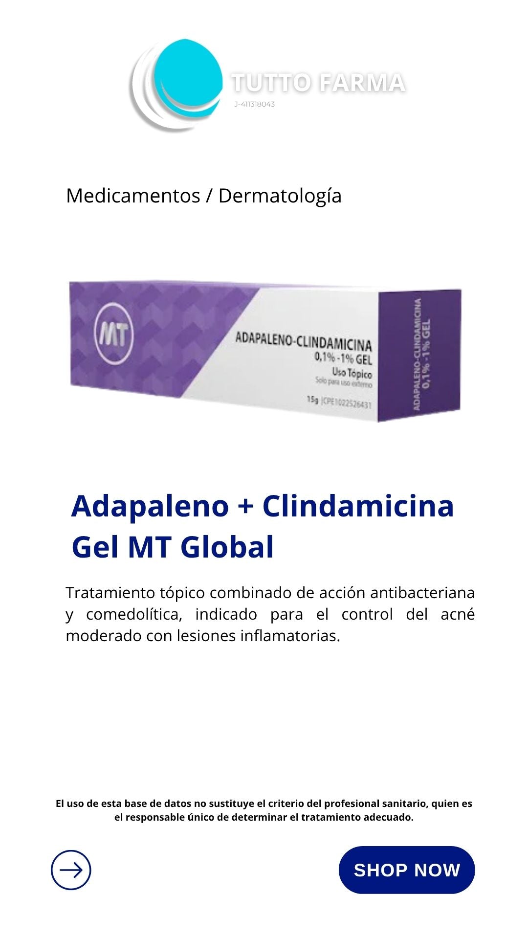 ADAPALENO /CLIND WCO 1/1GEL15(E)
