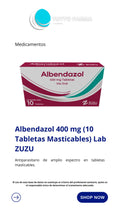 ALBENDAZOL 400MG X 10 TAB