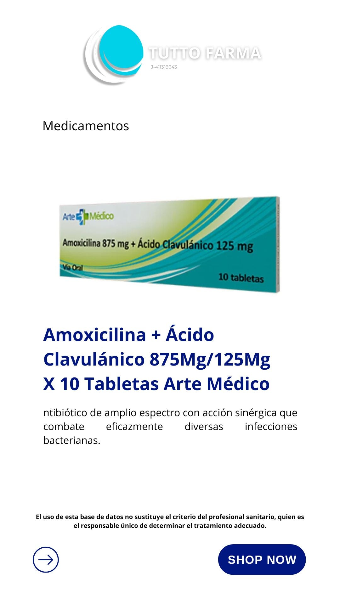 AMOXI + A CLAV A / 875 /125 X 10